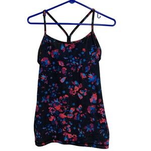 Lululemon Woman's Racerback Spaghetti Strap Built-in Bra Tank Top Size XS